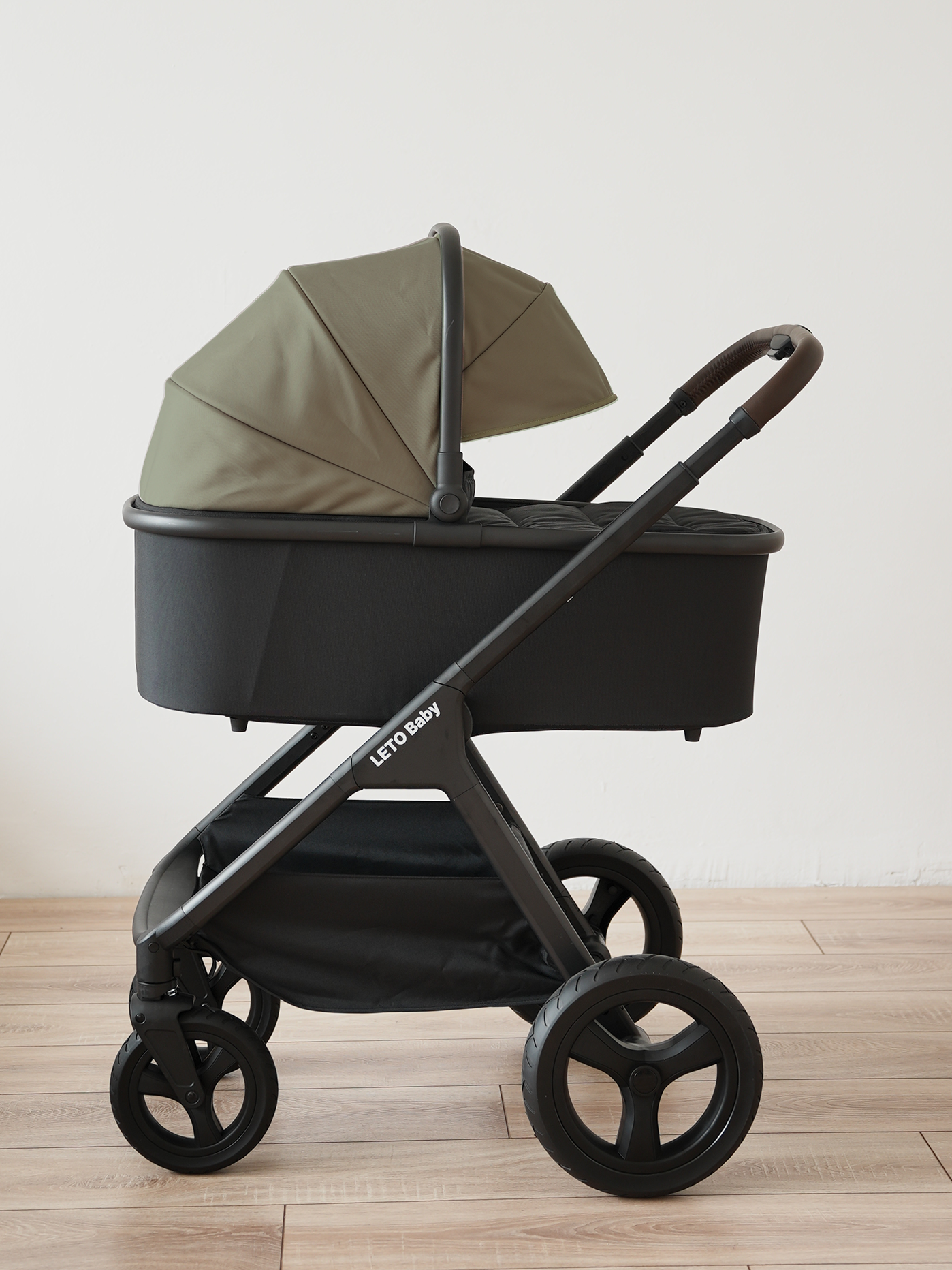 Коляска для новорожденных 2 в 1 LETO Baby