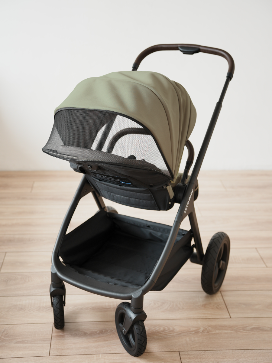 Коляска для новорожденных 2 в 1 LETO Baby