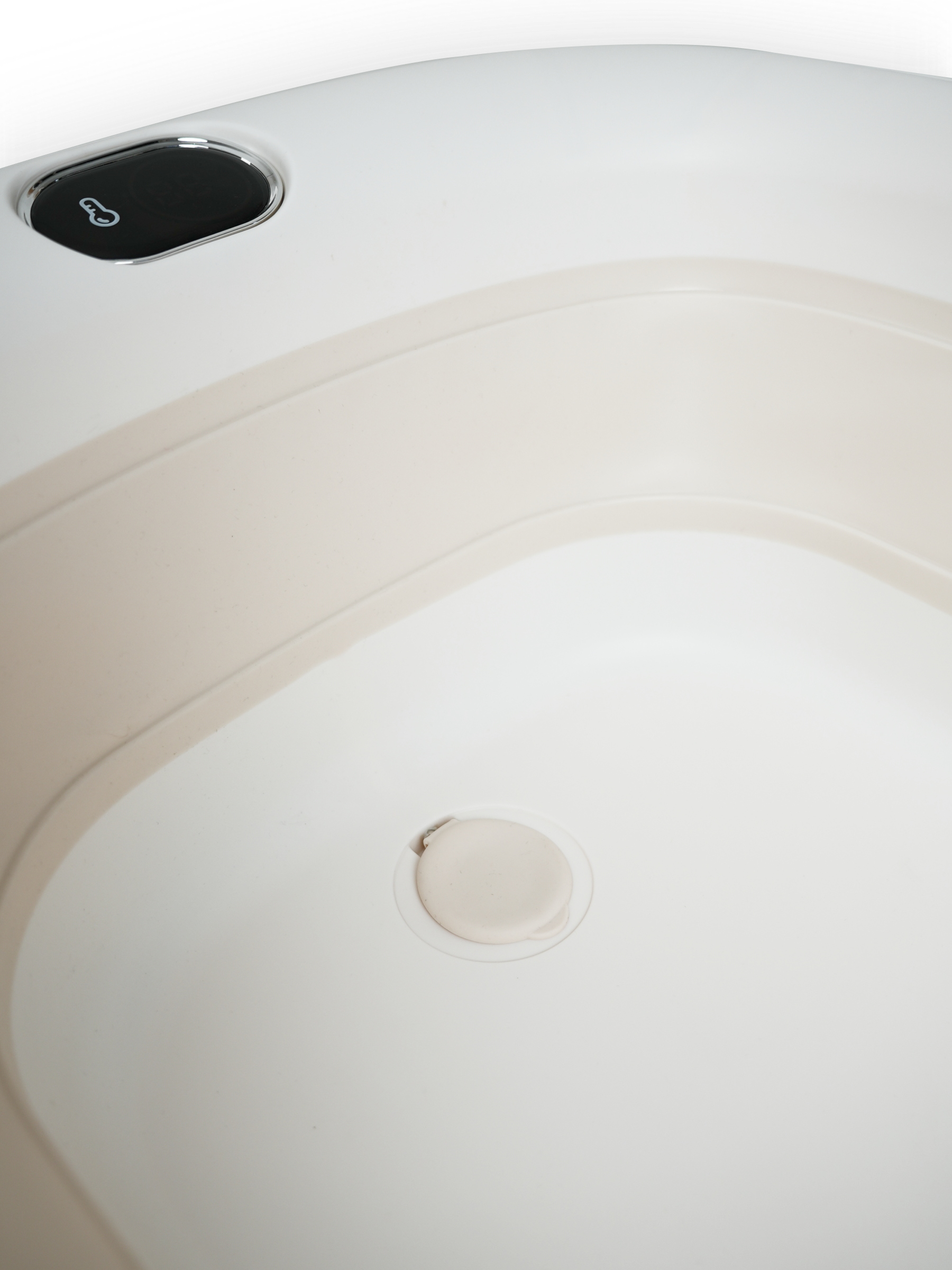 Ванночка для купания новорожденного складная с термометром