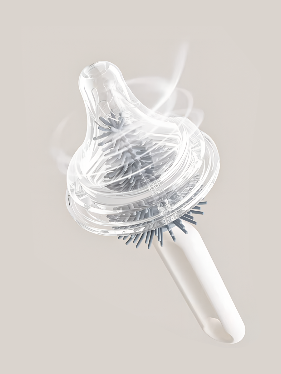 Ершик для бутылок силиконовый сушилка для сосок LETO Baby