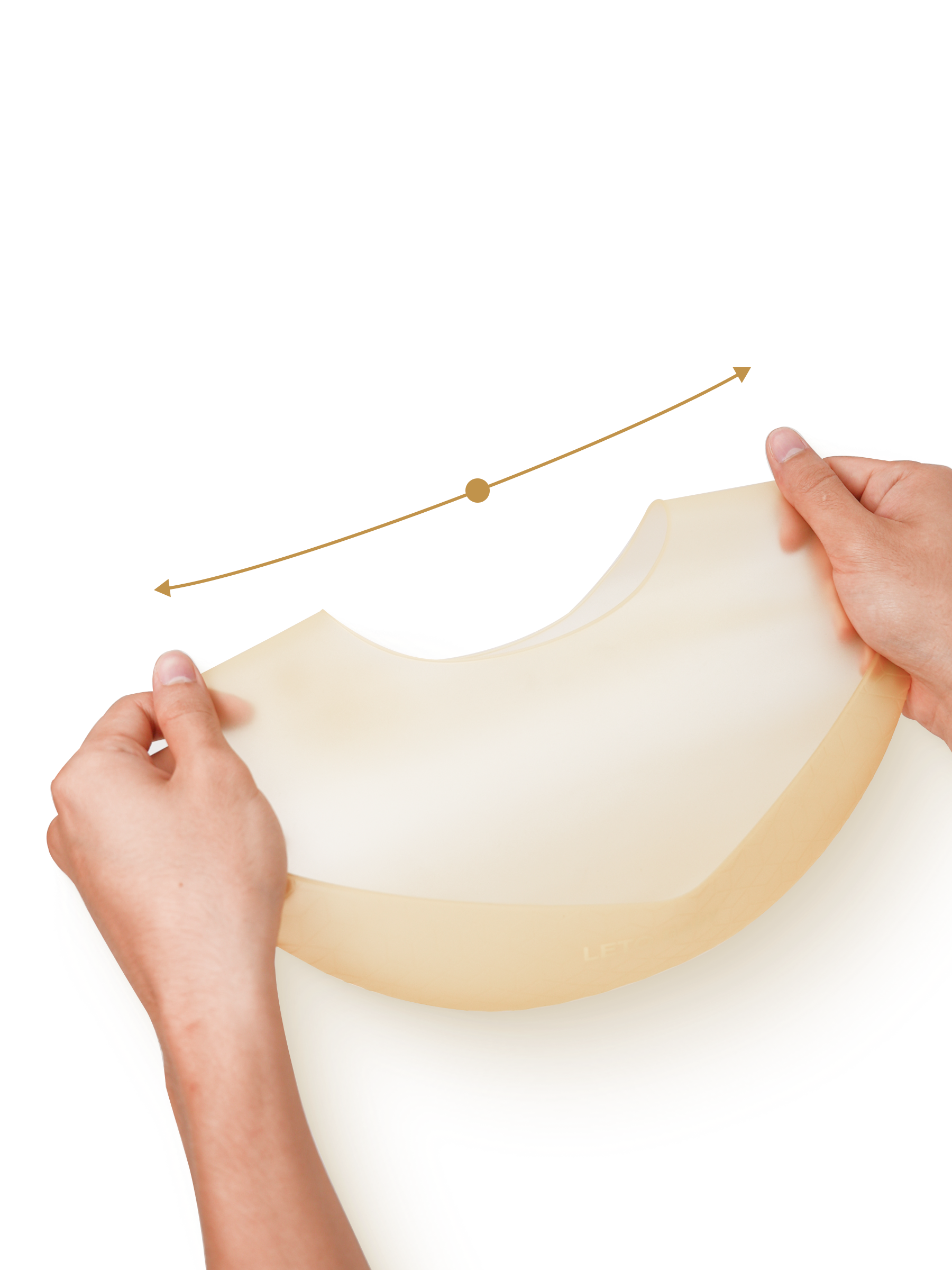 Нагрудник силиконовый для кормления детский LETO BABY