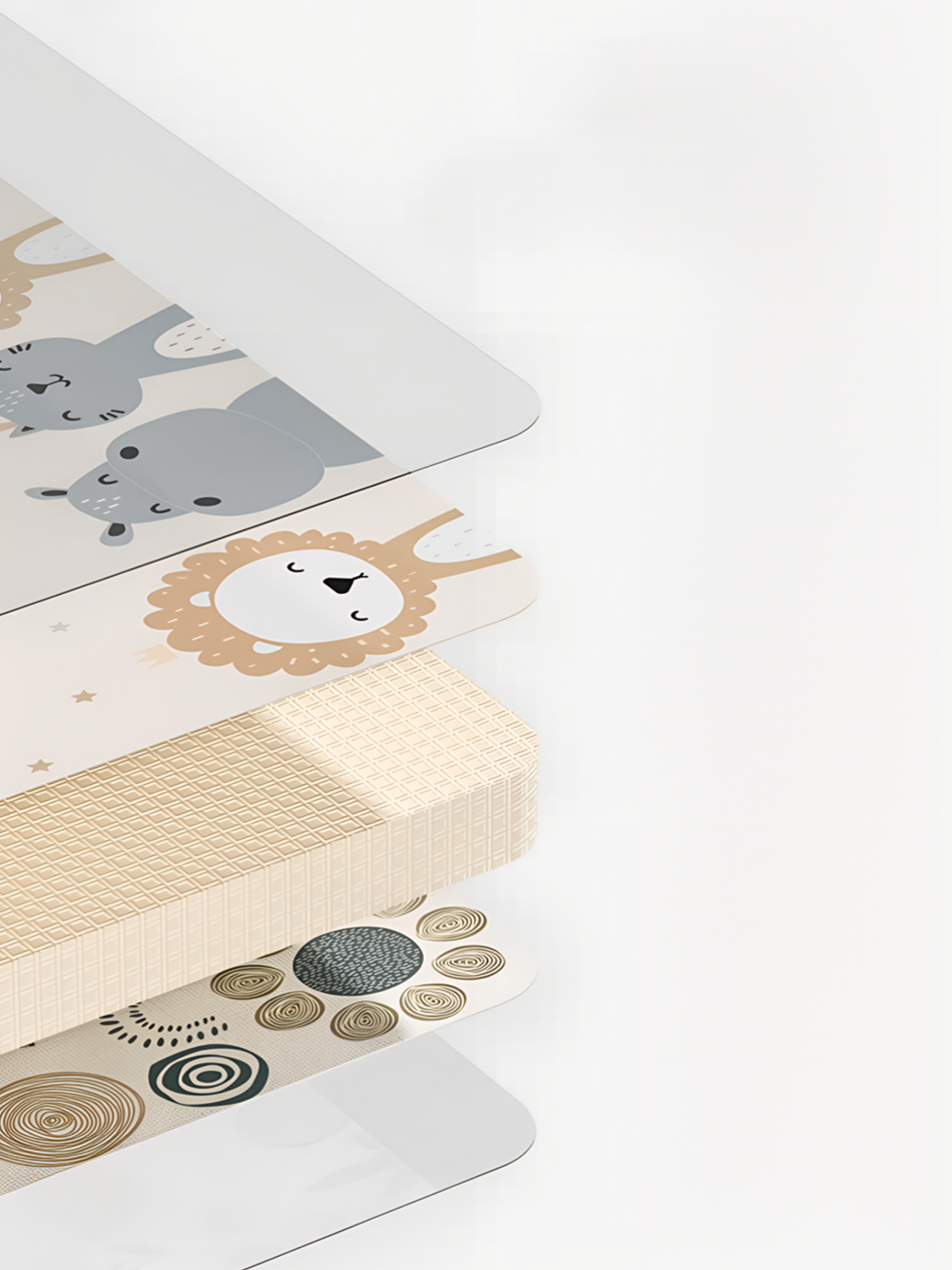 Детский коврик для ползания LETO Baby